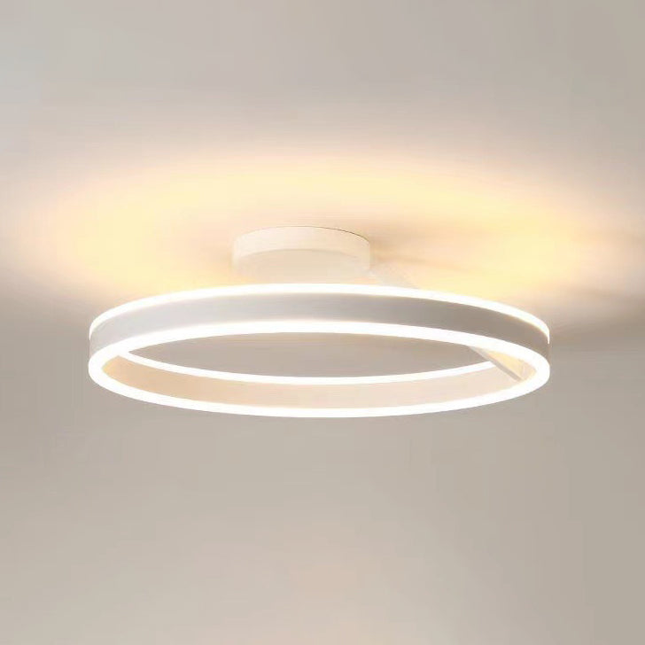 Luces de techo semi empotradas de 1 luz circulares de iluminación de montaje semi empotrado de estilo moderno acrílico