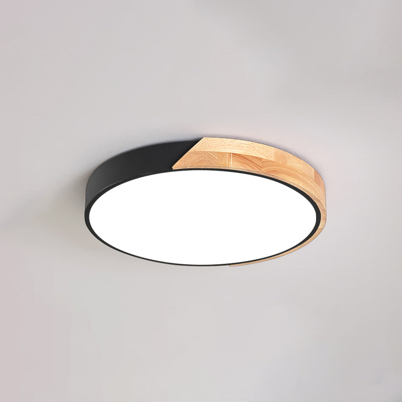 Abat-jour rond en métal encastré Llight Macarons nordiques Style1 tête encastrée