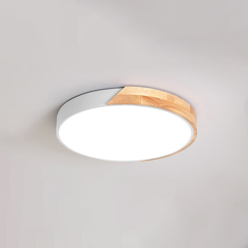 Abat-jour rond en métal encastré Llight Macarons nordiques Style1 tête encastrée