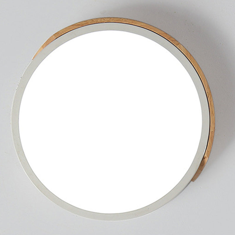 Abat-jour rond en métal encastré Llight Macarons nordiques Style1 tête encastrée