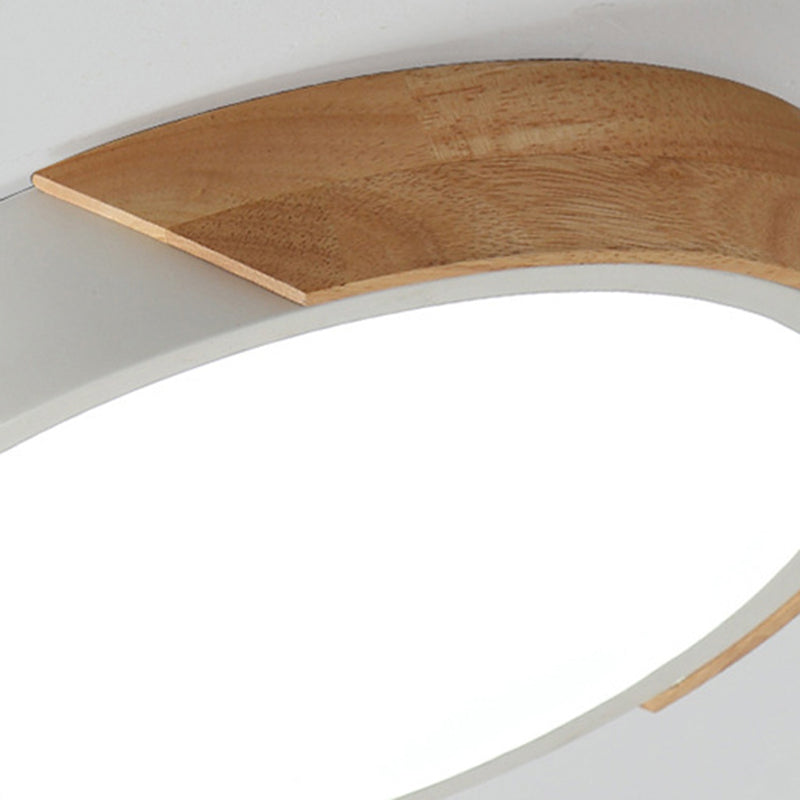 Abat-jour rond en métal encastré Llight Macarons nordiques Style1 tête encastrée