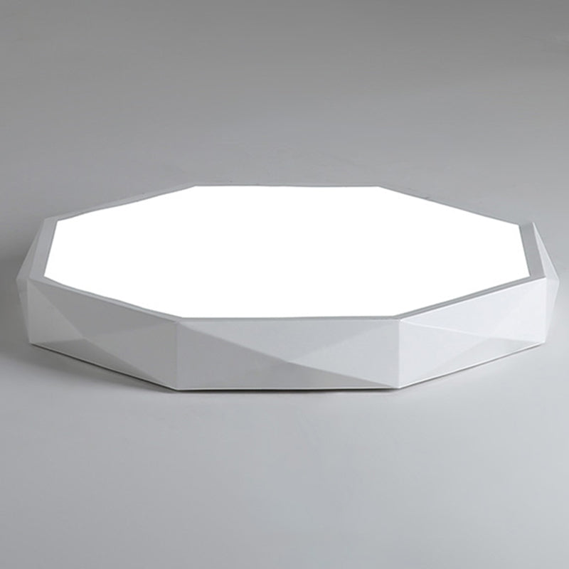 Metal Geometric Shade Flush Mount Llight Nordic Macarons Style1 Head Flush Mount