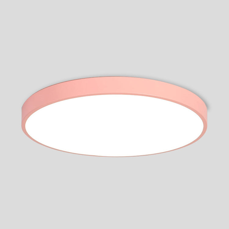 Abat-jour rond en métal encastré Llight Nordic Macarons Style 1 tête encastré