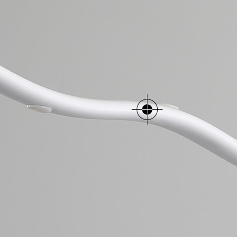 Illuminazione isola lineare moderna lampadario a pendente metallo 5 luci isola luminosa in bianco