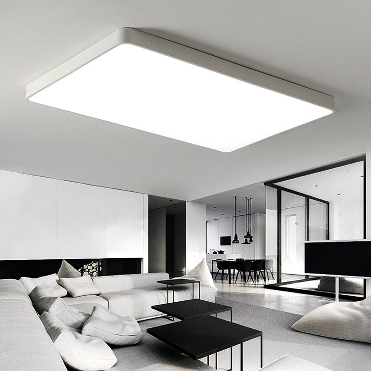 Metal Geometric Shade Flush Mount Llight Modern Style1 Head Flush Mount