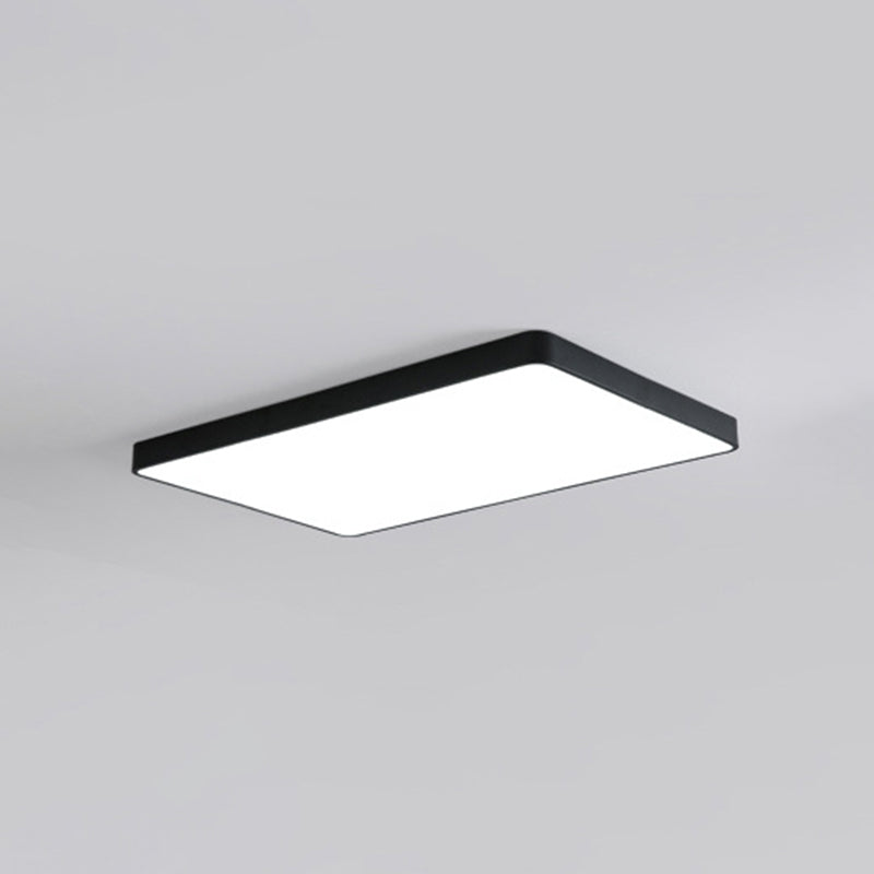 Metal Geometric Shade Flush Mount Llight Modern Style1 Head Flush Mount