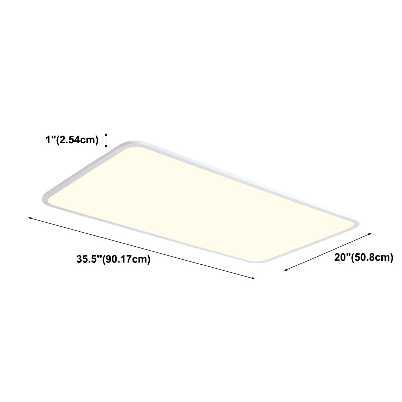 Flush rectangulaire Mount Light Flushmount Lighting Modern Flush Mount Light