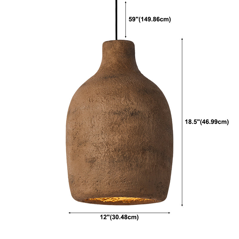 Luce a ciondolo interno minimalista, latte antico latte ombreggia l'illuminazione a sospensione in plastica a 1 luce