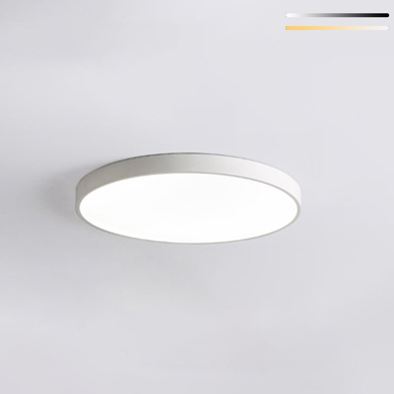 Luminaire encastré géométrique près du plafond, éclairage encastré moderne