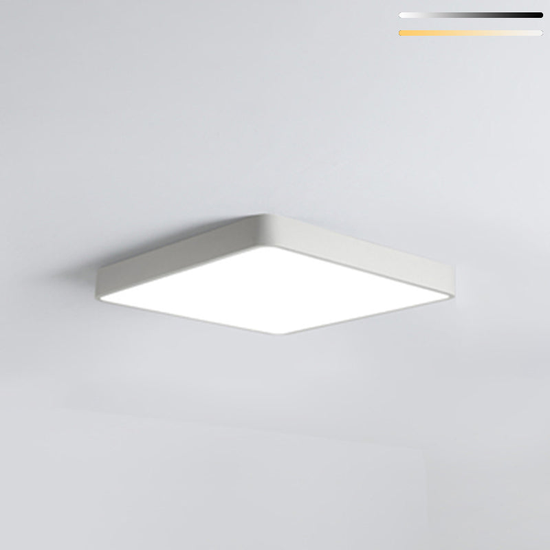 Luminaire encastré géométrique près du plafond, éclairage encastré moderne