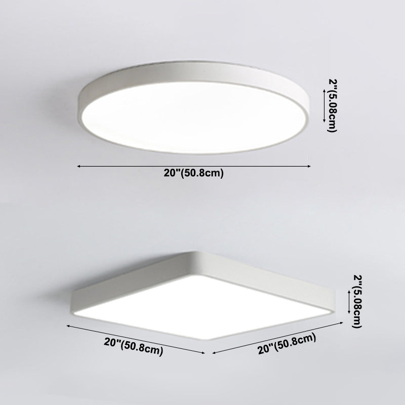 Luminaire encastré géométrique près du plafond, éclairage encastré moderne
