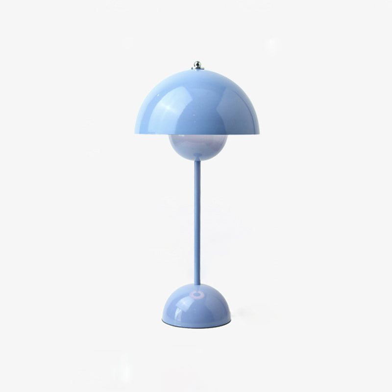 Macaron Dome Shade Table Lamp, Metal Table Light with An On/Off Switch