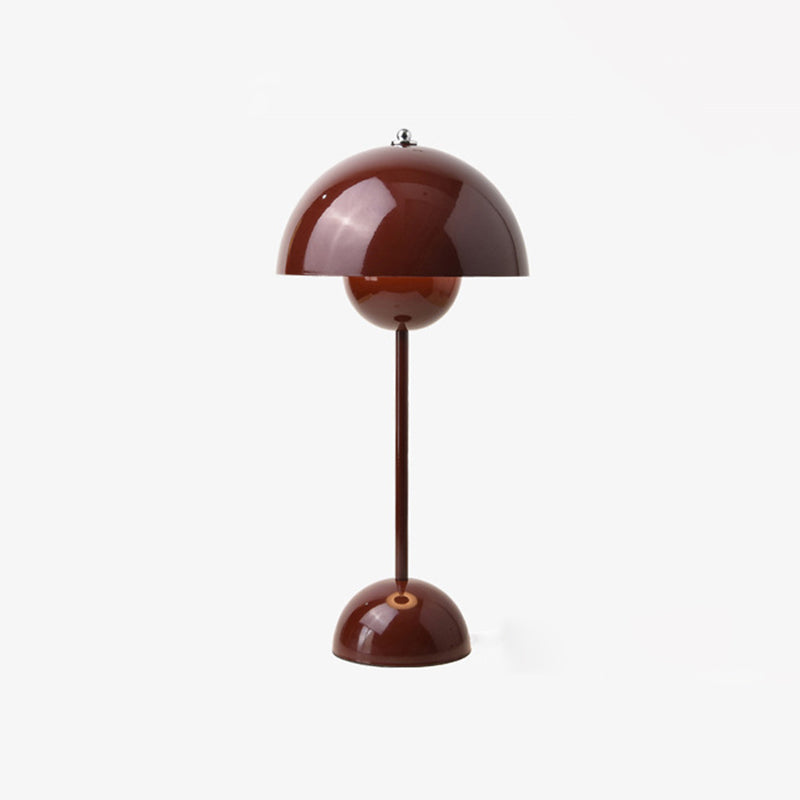 Macaron Dome Shade Table Lamp, Metal Table Light with An On/Off Switch