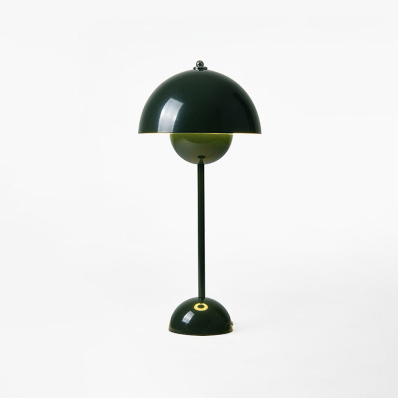 Macaron Dome Shade Table Lamp, Metal Table Light with An On/Off Switch