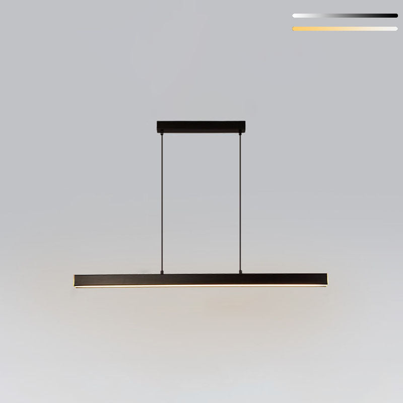 Caratteristico semplice moderno moderno a LED LED Isola sospesa a sospensione per ufficio sala da pranzo