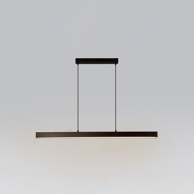 Caratteristico semplice moderno moderno a LED LED Isola sospesa a sospensione per ufficio sala da pranzo