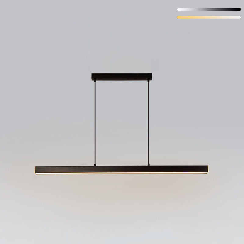 Caratteristico semplice moderno moderno a LED LED Isola sospesa a sospensione per ufficio sala da pranzo