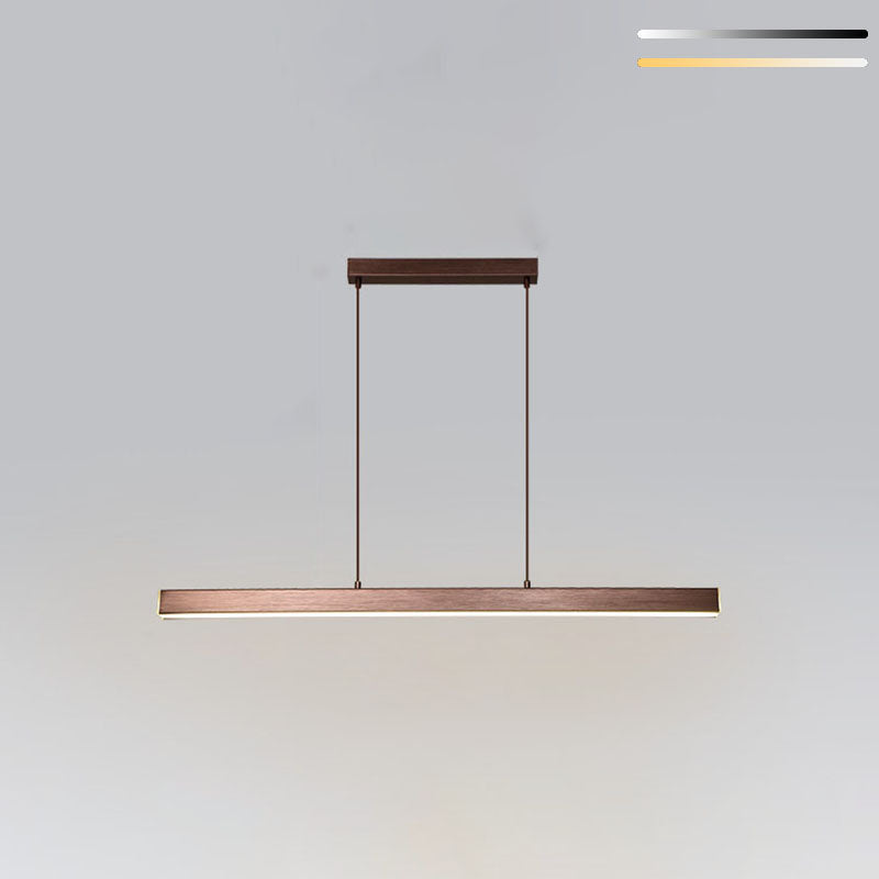 Caratteristico semplice moderno moderno a LED LED Isola sospesa a sospensione per ufficio sala da pranzo