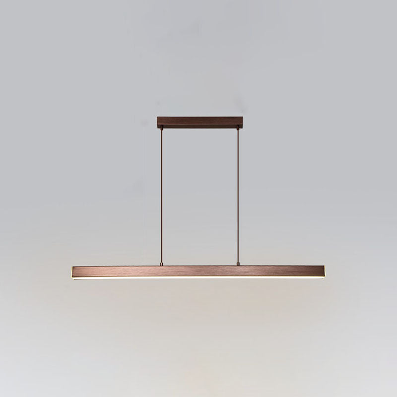 Caratteristico semplice moderno moderno a LED LED Isola sospesa a sospensione per ufficio sala da pranzo