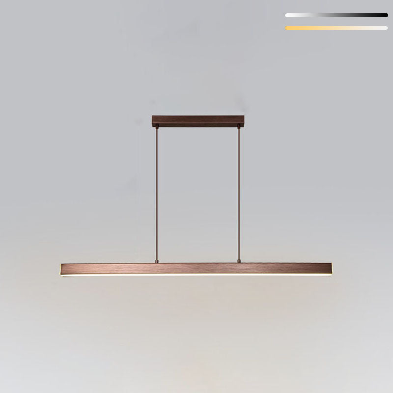 Caratteristico semplice moderno moderno a LED LED Isola sospesa a sospensione per ufficio sala da pranzo