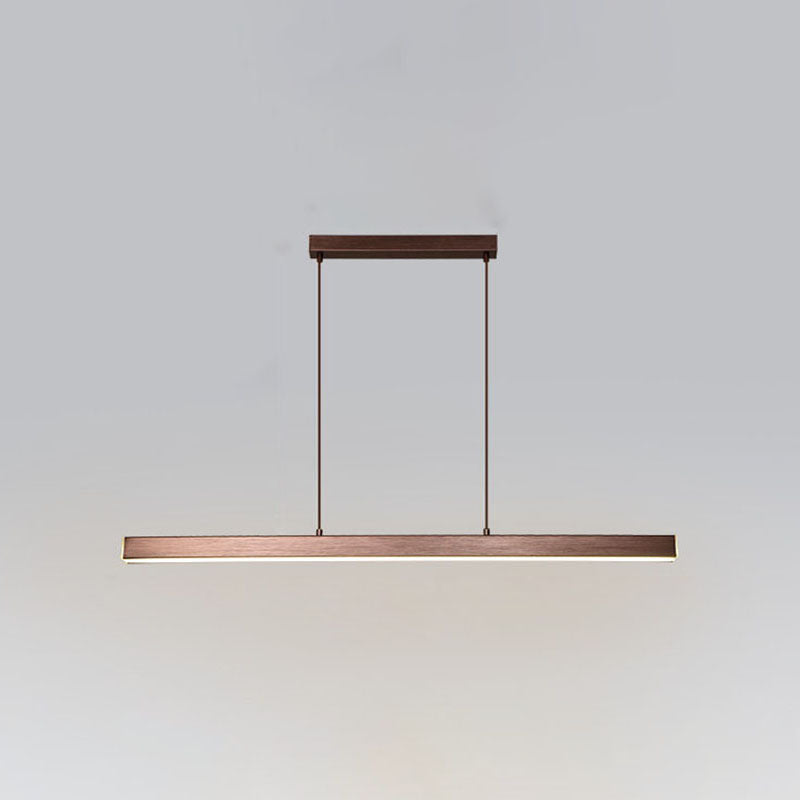 Caratteristico semplice moderno moderno a LED LED Isola sospesa a sospensione per ufficio sala da pranzo