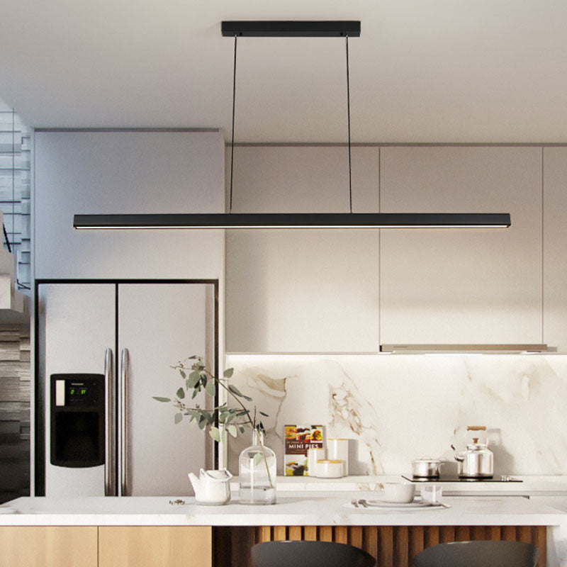 Simple Modern Style LED Hanging Island Pendant Light for Dining Room Living Room