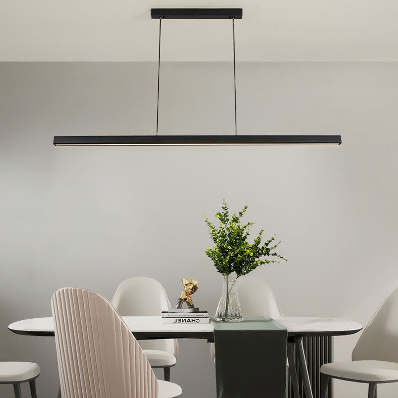 Simple Modern Style LED Hanging Island Pendant Light for Dining Room Living Room