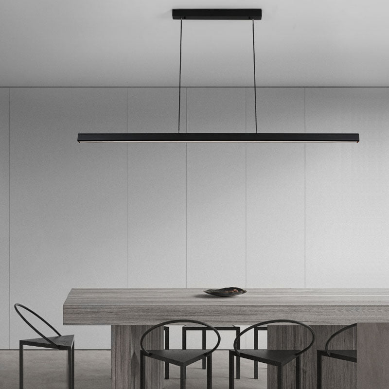 Simple Modern Style LED Hanging Island Pendant Light for Dining Room Living Room