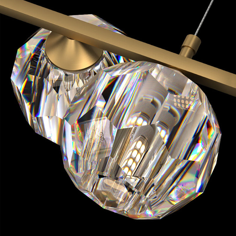 Nordic Light Luxury Simple Modern Style LED Hanging Island Pendant Light for Dining Room Office