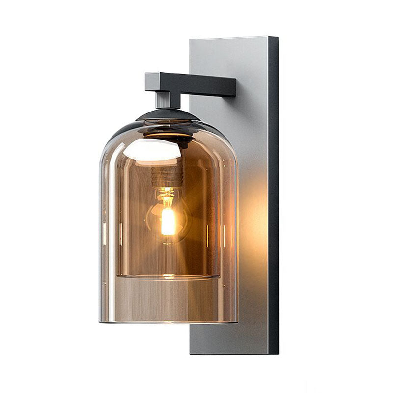 Lámpara moderna de luz de pared de la pared de cilindro lámpara de montaje de pared de 1 luce para pasillo