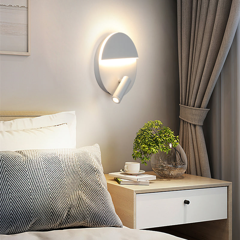 Minimalismo de metal Luz de pared Luz de luz LED LED LED para dormitorio