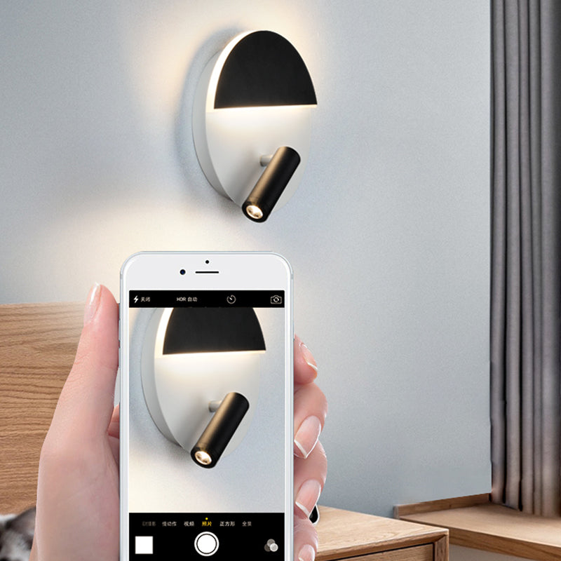 Minimalismo de metal Luz de pared Luz de luz LED LED LED para dormitorio