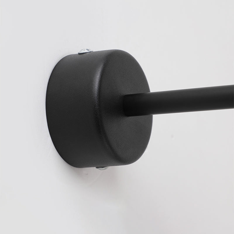 Luces de apliques de cilindro modernos Cemento Cemento de 1 luces de iluminación de pared para el baño