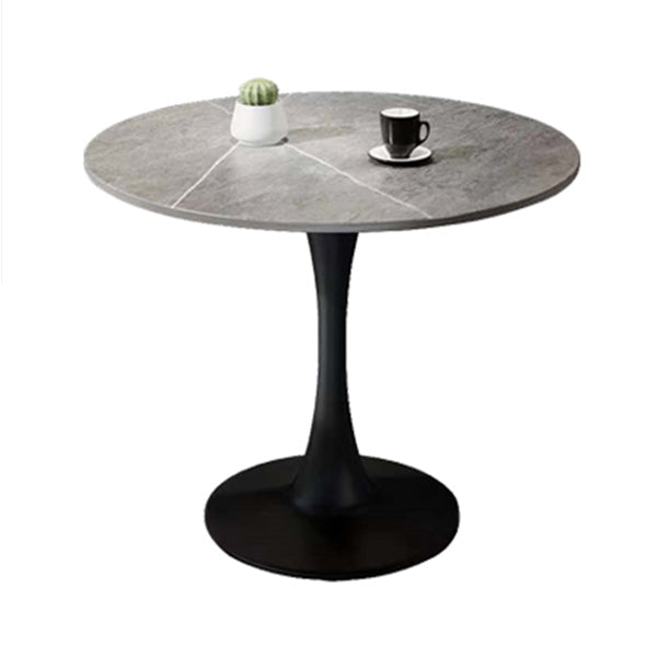 Mesa redonda Mesa de comedor contemporánea mesa de cocina con base de tulipán