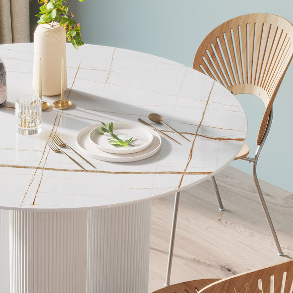 Estilo contemporáneo Round 3 Legs Mesa de comedor Muebles para el hogar para interiores