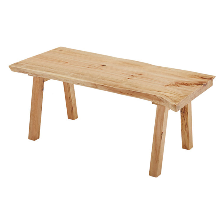 Solid Wood Rectangle Dining Table Modern Contemporary Pine Wood Table with 4 Legs