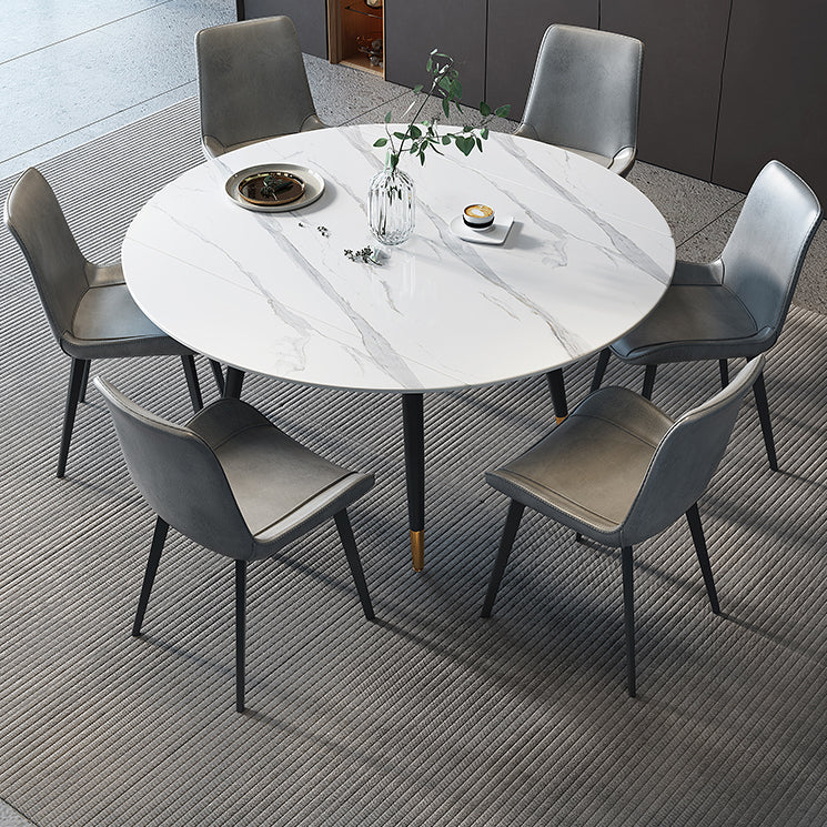 Tavolino da pranzo in pietra sinterizzato in stile moderno per uso domestico per uso domestico