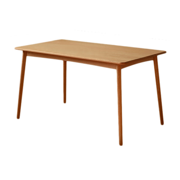 Massive Eiche Holz Rechteck Esstisch moderner moderner Küchenholz Tisch mit 4 Beinen