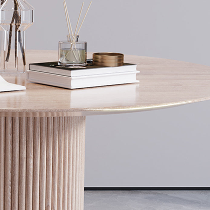 Simplicity Round Dining Site Table Pine Solid Wood Dining Room Home Furniture