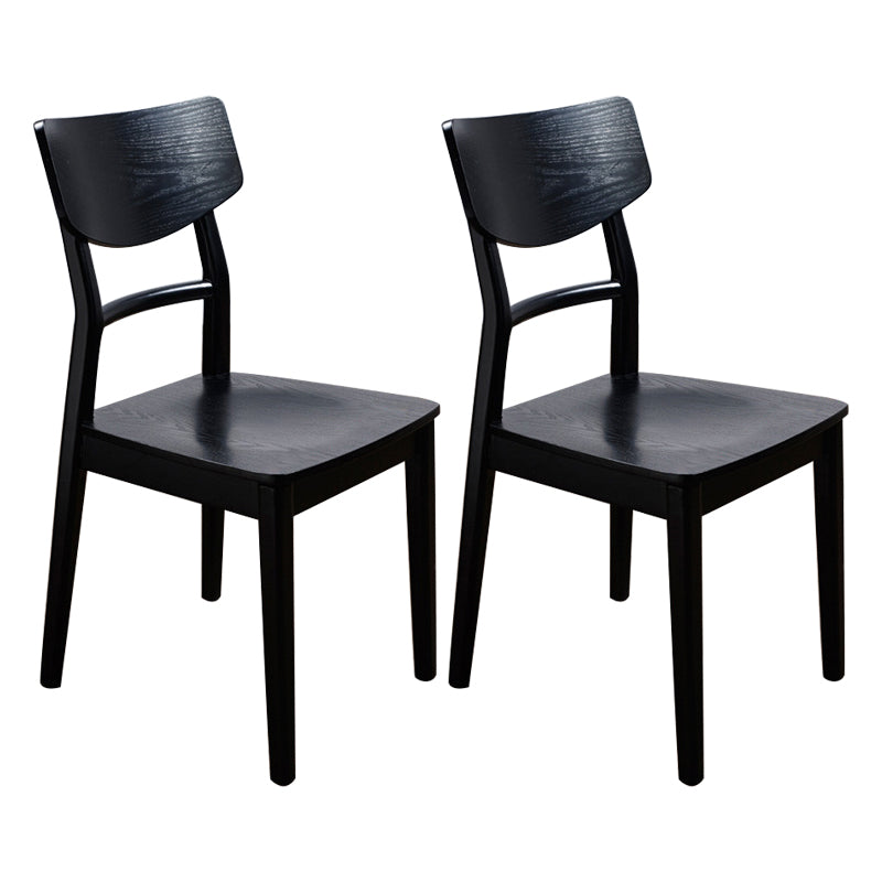 Solid Wood Industrial Style Side Chair Ladder Back Kitchen Dining Chair