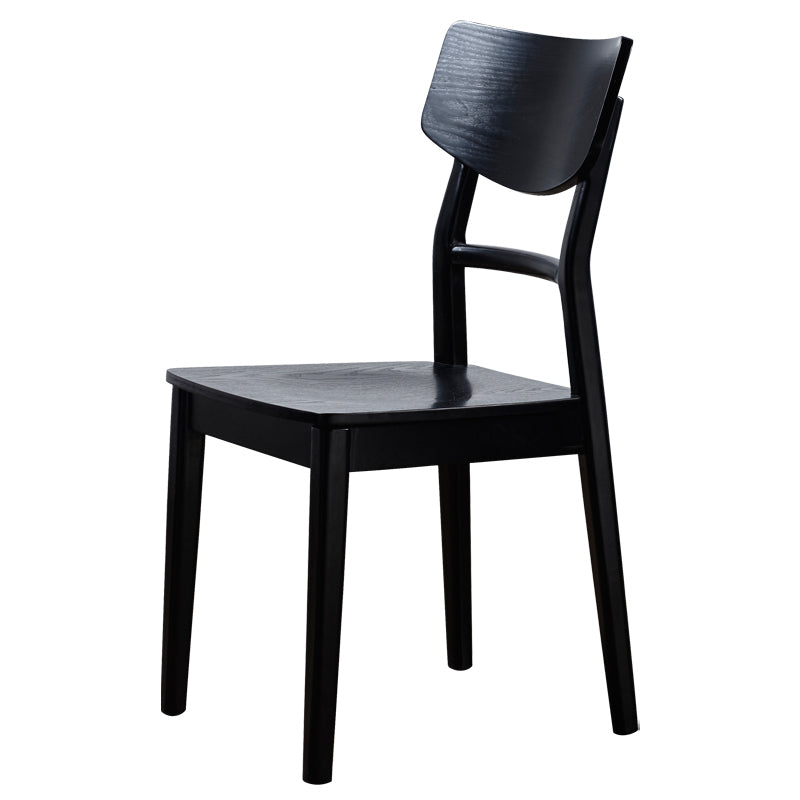 Solid Wood Industrial Style Side Chair Ladder Back Kitchen Dining Chair