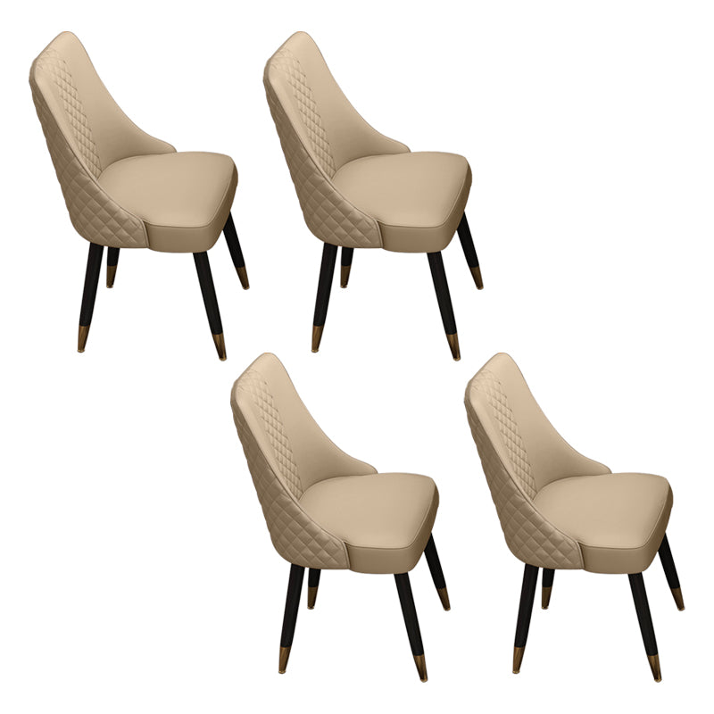 Scandinavian Style Wood Side Dining Chairs Dining Room Solid Back Chair