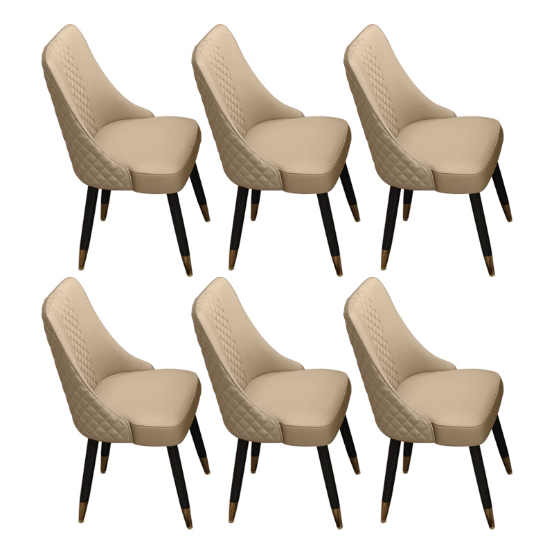 Scandinavian Style Wood Side Dining Chairs Dining Room Solid Back Chair