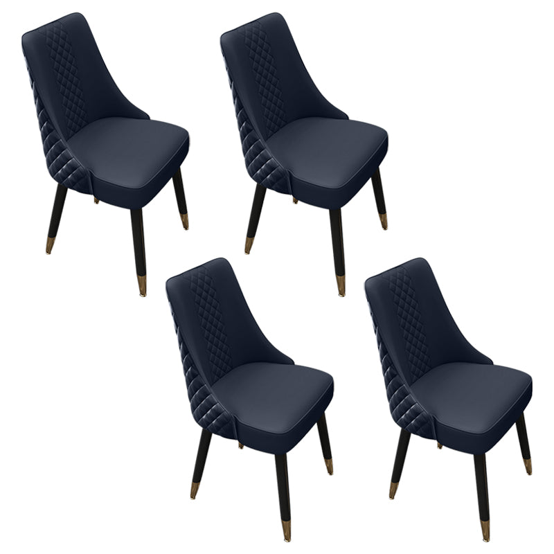 Scandinavian Style Wood Side Dining Chairs Dining Room Solid Back Chair