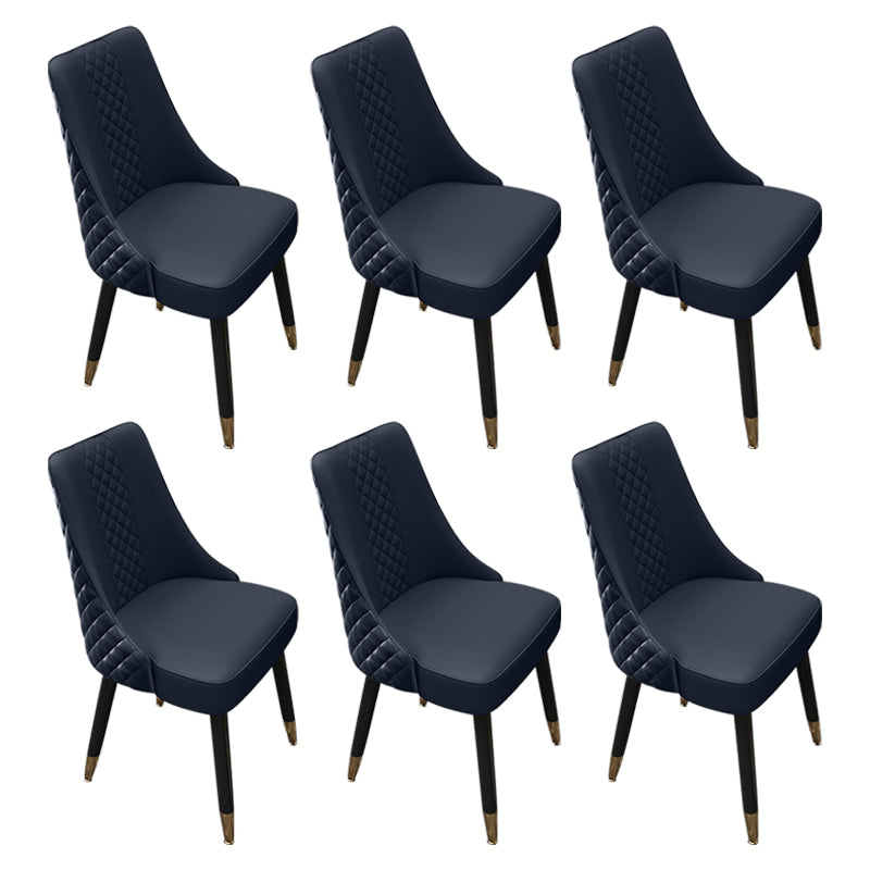 Scandinavian Style Wood Side Dining Chairs Dining Room Solid Back Chair