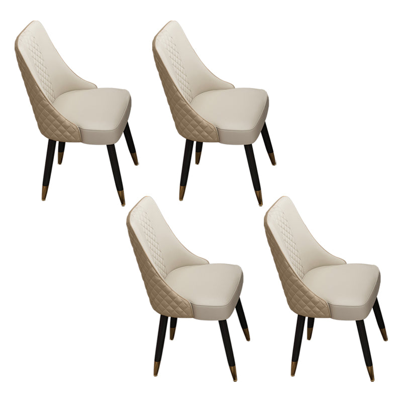 Scandinavian Style Wood Side Dining Chairs Dining Room Solid Back Chair