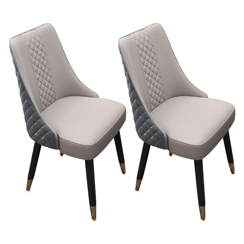 Scandinavian Style Wood Side Dining Chairs Dining Room Solid Back Chair
