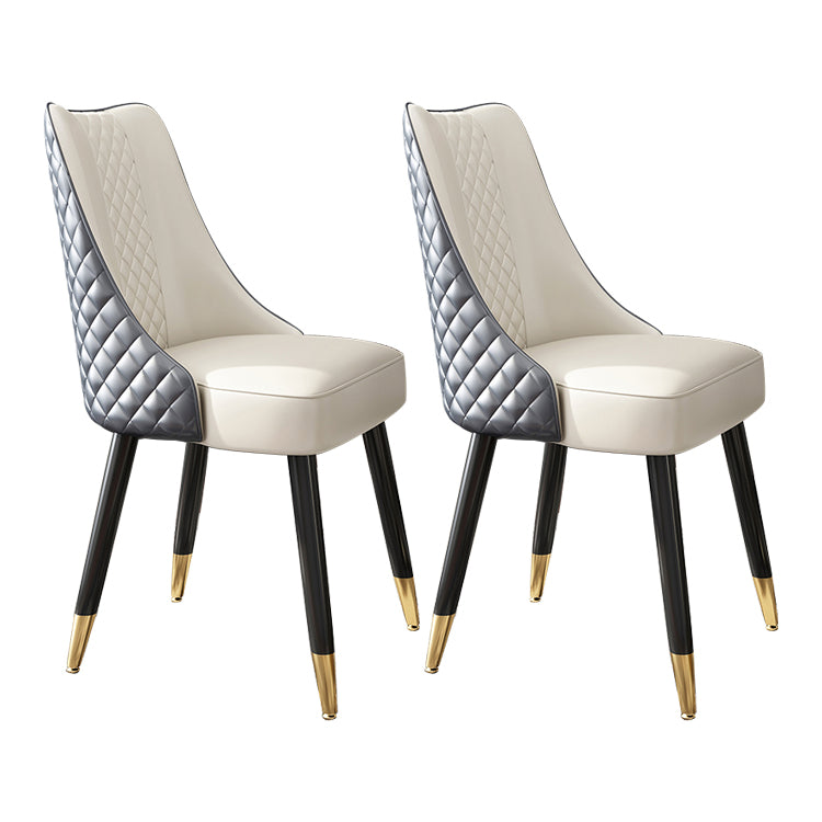 Scandinavian Style Wood Side Dining Chairs Dining Room Solid Back Chair