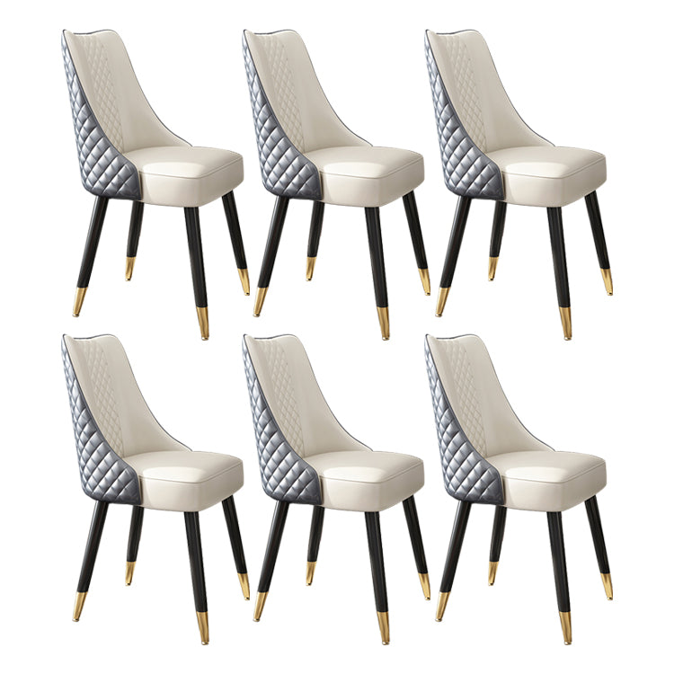 Scandinavian Style Wood Side Dining Chairs Dining Room Solid Back Chair