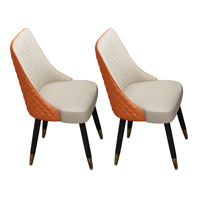 Scandinavian Style Wood Side Dining Chairs Dining Room Solid Back Chair